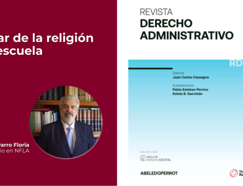 El lugar de la religión en la escuela: nuevo artículo de Juan G. Navarro Floria